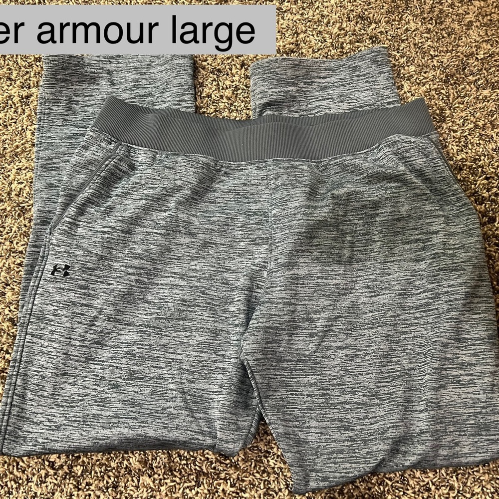 Under Armour Heathered Gray Sweatpants